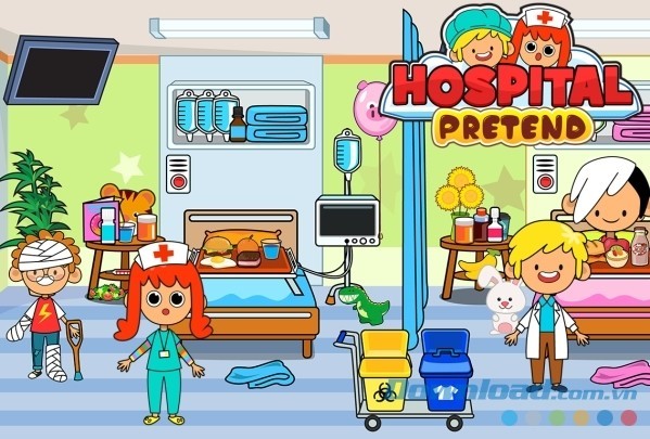 Trải nghiệm cuộc sống trong bệnh viện cực vui và ý nghĩa tại My Pretend Hospital cho Android