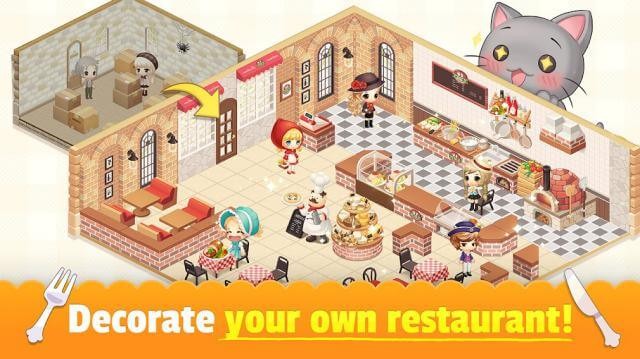 Quản lý và trang trí nhà hàng của riêng bạn trong game My Secret Bistro