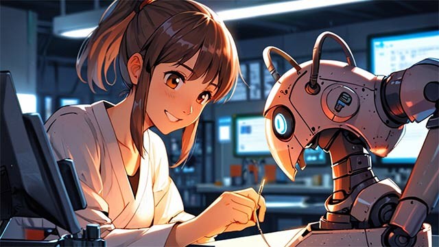 Đồ họa vẽ tay bắt mắt theo phong cách anime hoạt hình hiện đại