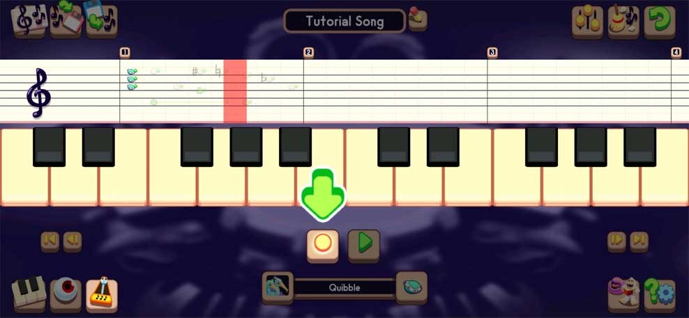 My Singing Monsters Composer cho iOS có bàn phím ảo