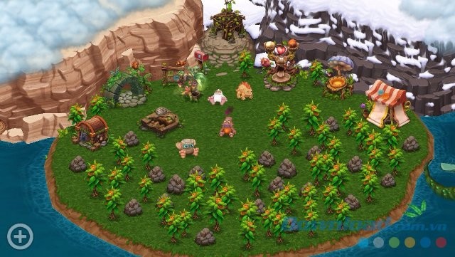 Xây dựng hòn đảo quái vật