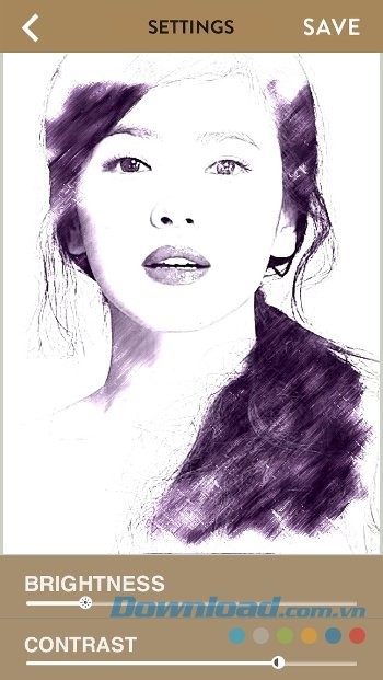 Điều chỉnh thông số ảnh