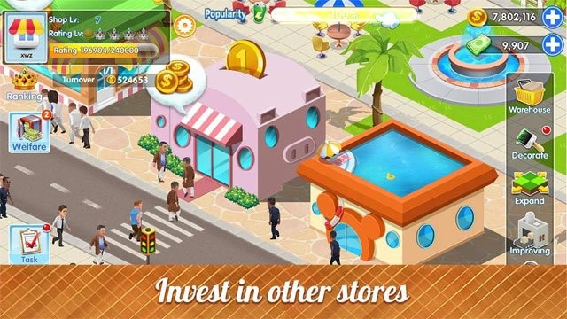 Đầu tư vào nhiều cửa hàng khác