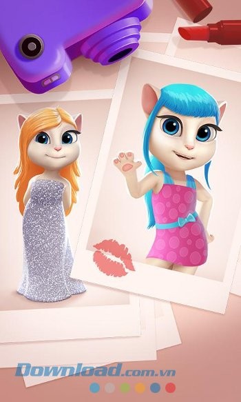Thay trang phục cho mèo trong My Talking Angela cho Android