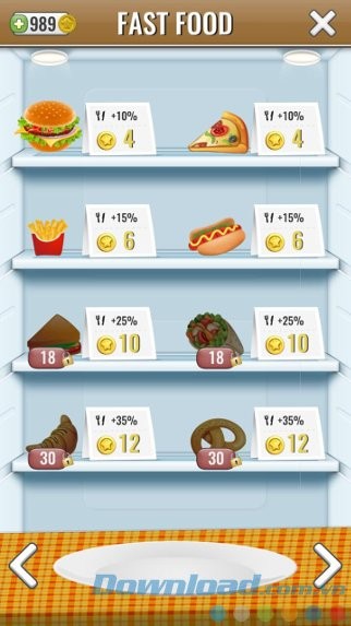 Mua đồ ăn uống