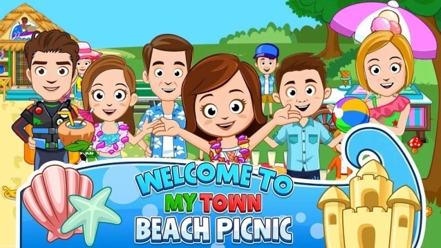 Game mô phỏng buổi picnic trên bãi biển thú vị cho trẻ em