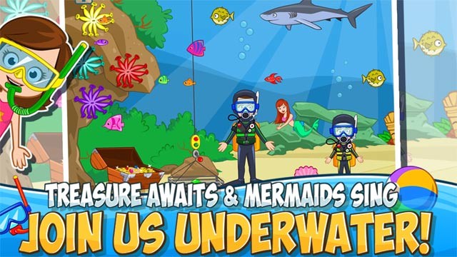 Tìm kiếm kho báu và nàng tiên cá