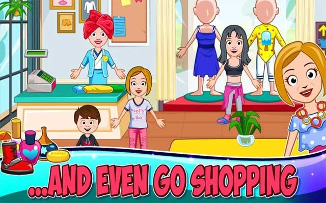 Đi mua sắm ở cửa hàng thời trang