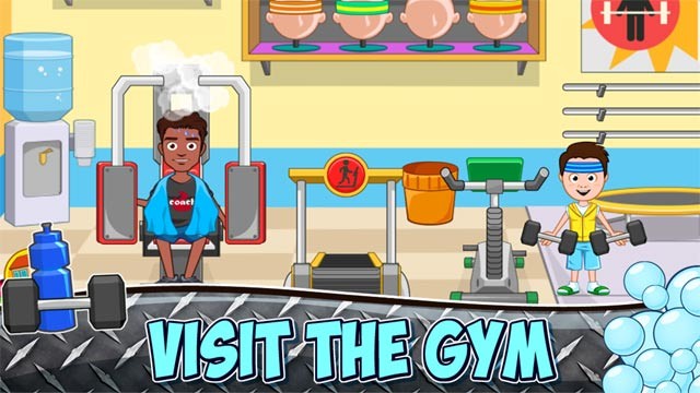 Luyện tập thể dục thể thao trong phòng gym