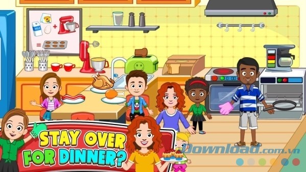 Game giáo dục vui nhộn, bổ ích My Town: Best Friends' House cho Android