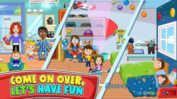 My Town: Best Friends' House cho Android có lối chơi đề cao tính sáng tạo