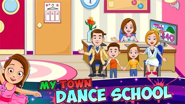 Game bé khám phá trường múa - My Town: Dance School