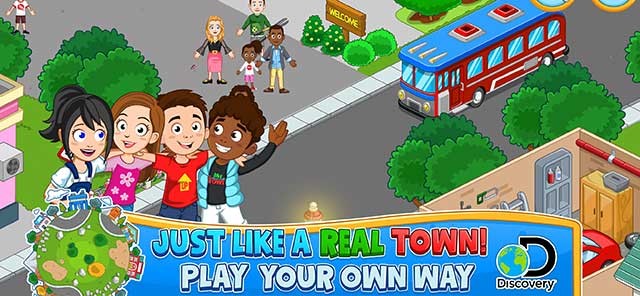 Game mô phỏng khám phá thành phố thú vị cho trẻ em My Town: Discovery