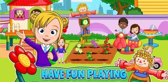 Vui chơi tại trường mẫu giáo của riêng bé trong My Town Preschool