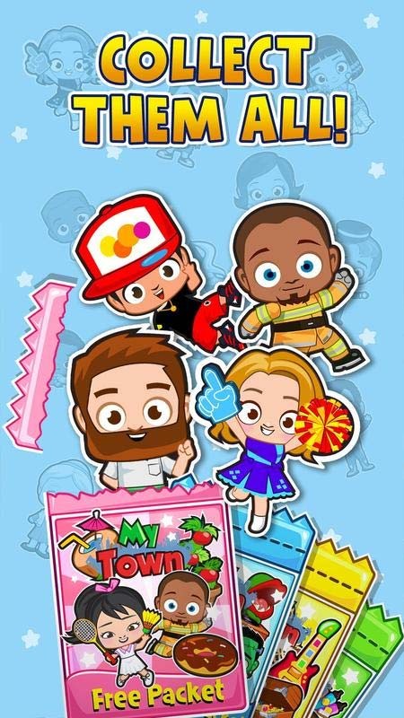 Hoàn thành album sưu tầm của bé trong My Town: Sticker Book