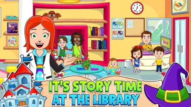 Ghé thăm thư viện của My Town: Street Fun và đọc những câu chuyện lý thú