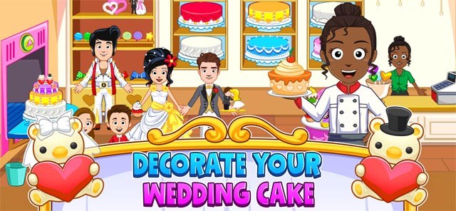 Trang trí bánh cưới thật đẹp