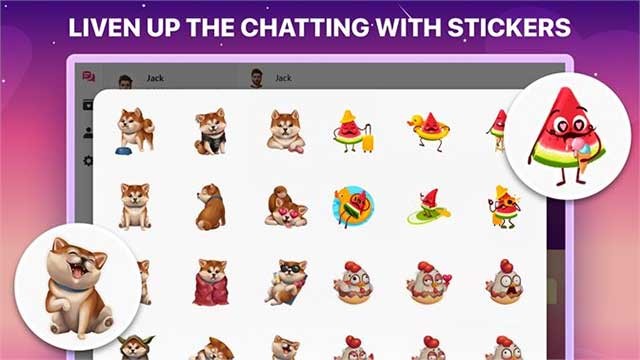 Giúp cuộc trò chuyện trở nên sống động hơn với những sticker ngộ nghĩnh