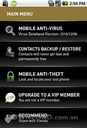 MYAndroid Protection Antivirus For Android