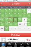 MyCalendar Mobile for iPhone - Nhắc nhở sinh nhật