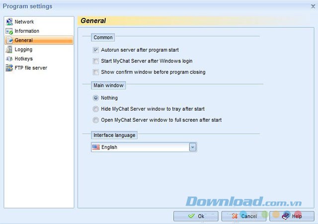 Một số cài đặt ứng dụng chat