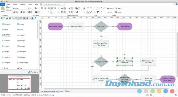 MyDraw cho Mac mang tới một loạt công cụ hỗ trợ thiết kế tuyệt vời