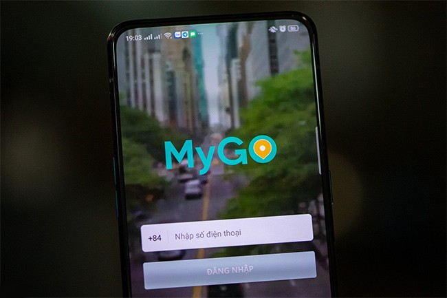 Ứng dụng đặt xe và gọi giao hàng MyGo trên di động