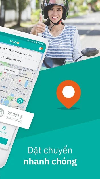 Ứng dụng gọi xe chuyển hàng MyGo