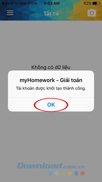 Hoàn tất đăng ký