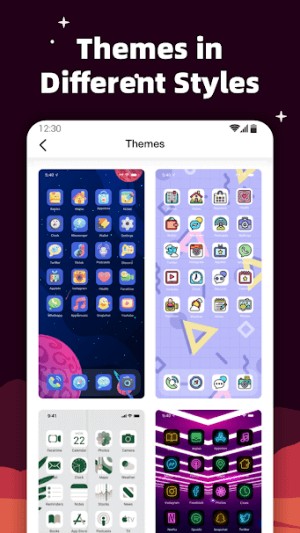 Các themes phong cách khác nhau