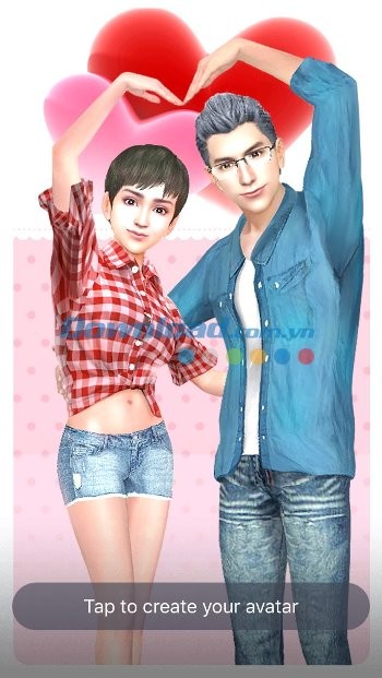 Làm avatar đôi với bạn bè