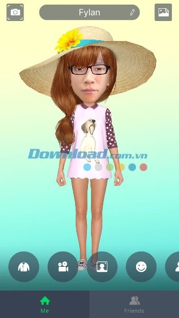 Hoàn thành avatar 3D