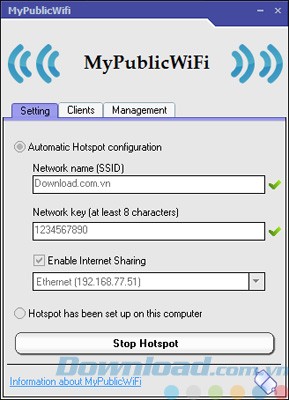 Dừng phát WiFi