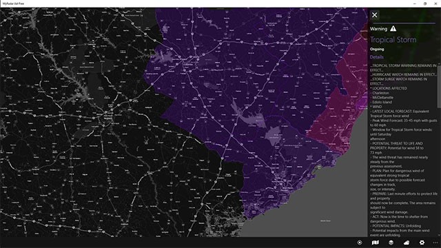 Cập nhật tình hình thời tiết trong thời gian thực