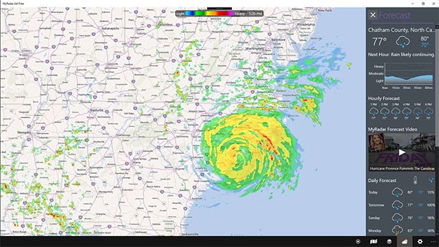 Thông tin dự báo thời tiết chính xác, cập nhật nhanh