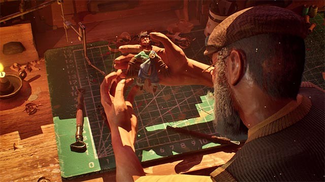 Vào vai họa sĩ hoạt hình và con rối trong chuyến phiêu lưu đi cảnh hợp tác Myrmidon