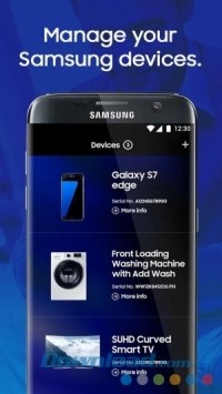 mySamsung cho Android quản lý thiết bị Samsung