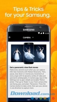 mySamsung cho Android cung cấp mẹo dùng Samsung