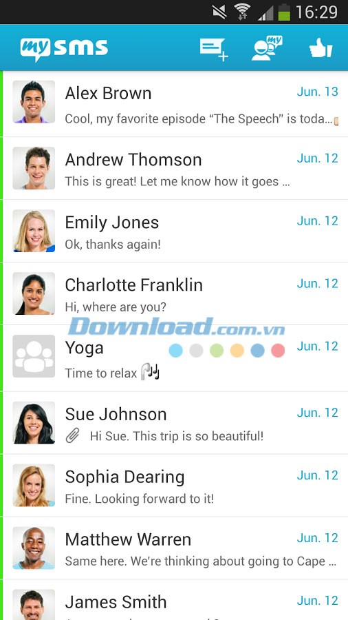 Mysms for Android