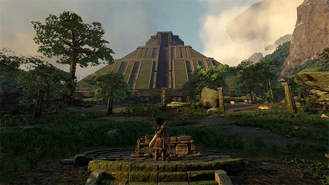 Khám phá tàn tích, thu thập vật liệu và ghi dấu ấn trên lục địa này