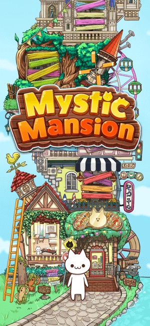 Cải tạo biệt thự của những chú mèo dễ thương trong game Mystic Mansion