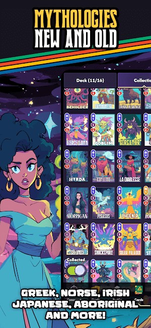 Mystic Realms là game thẻ bài chiến thuật dựa trên thần thoại và truyền thuyết khắp thế giới