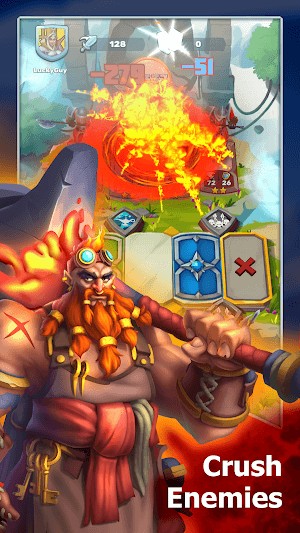 Mythic Duel Heroes Revival cho bạn tham gia trận chiến thẻ bài gay cấn, đập tan kẻ thù