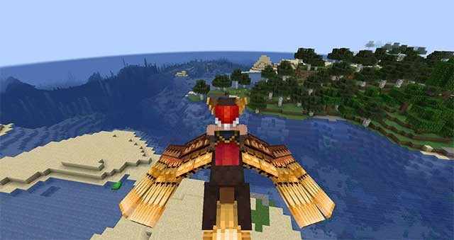 Bản Mod này bao gồm vật cưỡi có thể bay, sống dưới nước và trên cạn