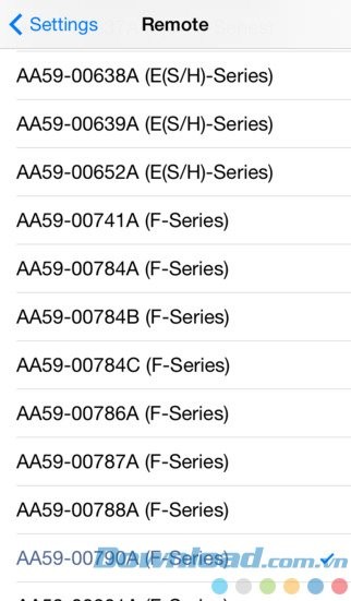Hỗ trợ nhiều dòng tivi Samsung