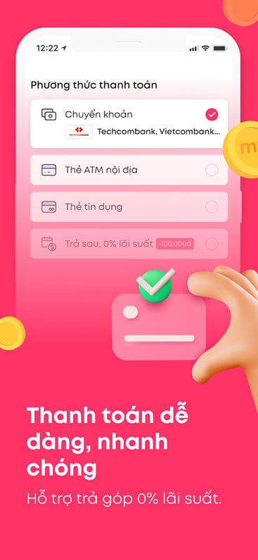 Thanh toán trực tuyến dễ dàng