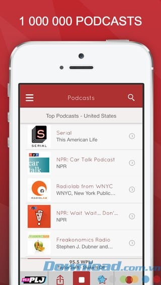 Hàng triệu podcast hấp dẫn