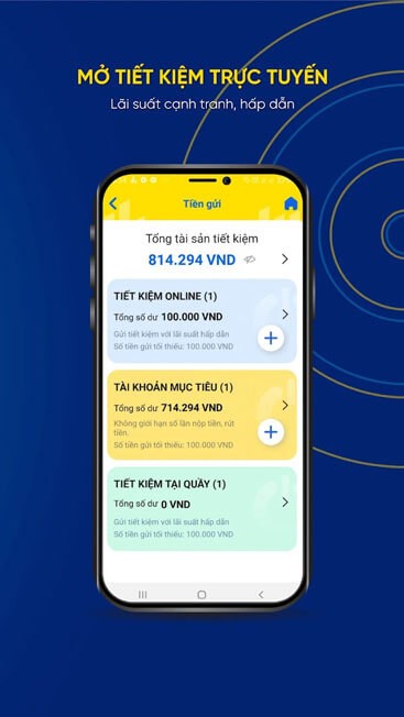 Mở tiết kiệm online