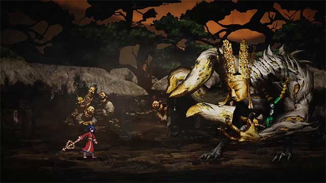 Vào vai Nammo - một chiến binh bị phản bội và mù lòa