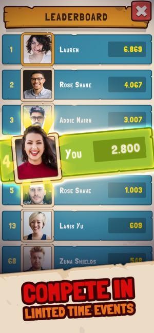 Cạnh tranh với người chơi khác trong các sự kiện